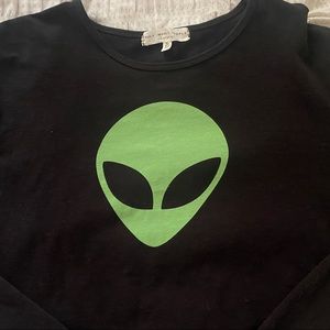 Urban Outfitters Long Sleeve Crop Top